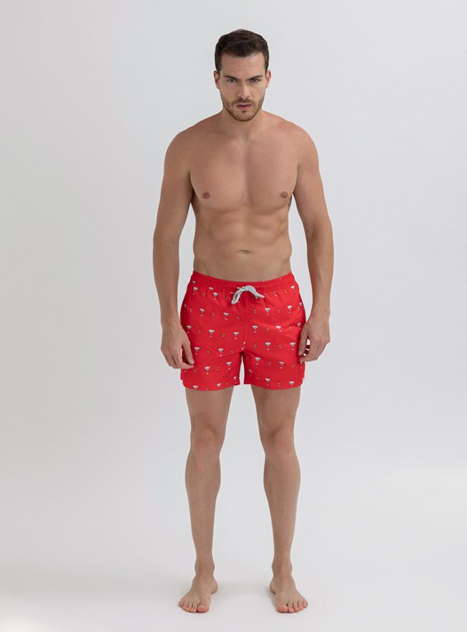 Hawksbill Cocktail Kırmızı Deniz Şortu