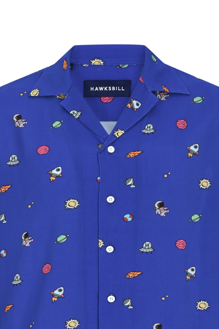 Hawksbill Vacation Shirt - Space - Görsel 3