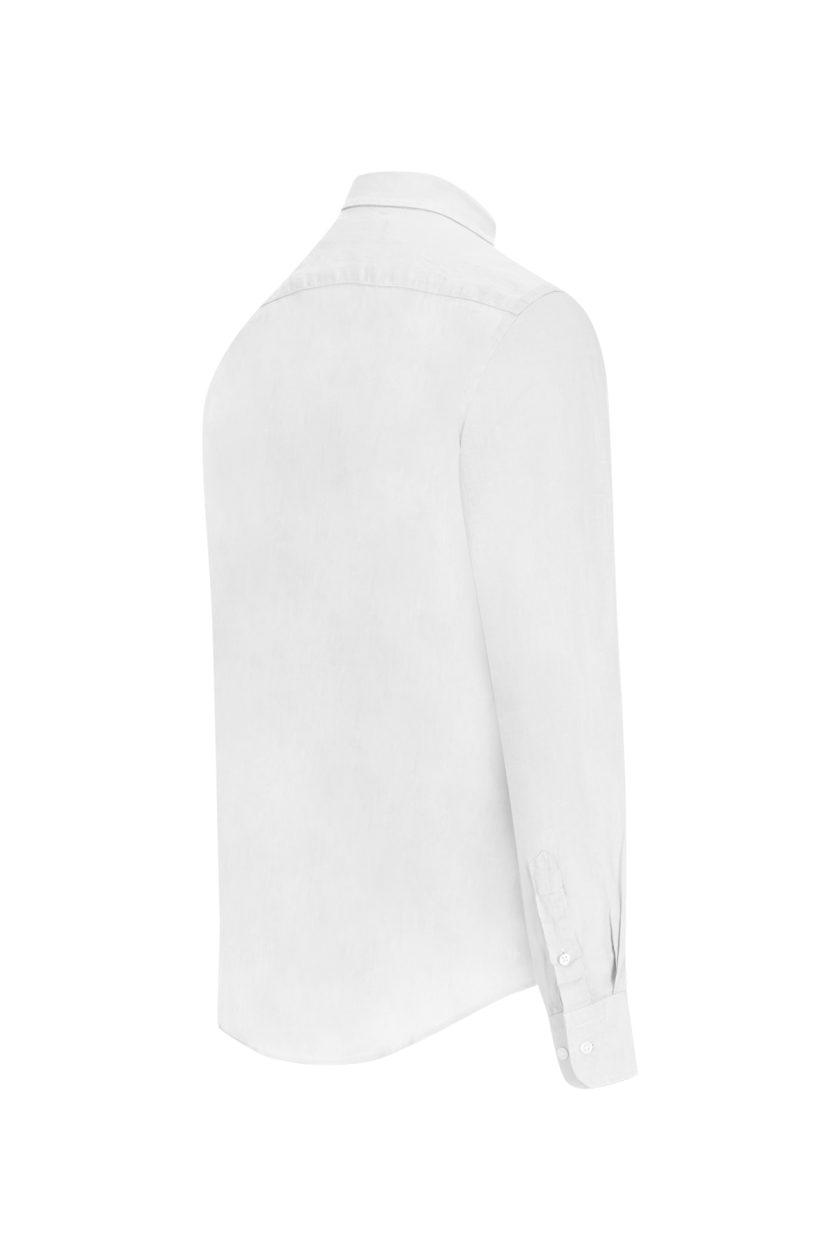 Hawksbill Linen Shirt - White - Görsel 2