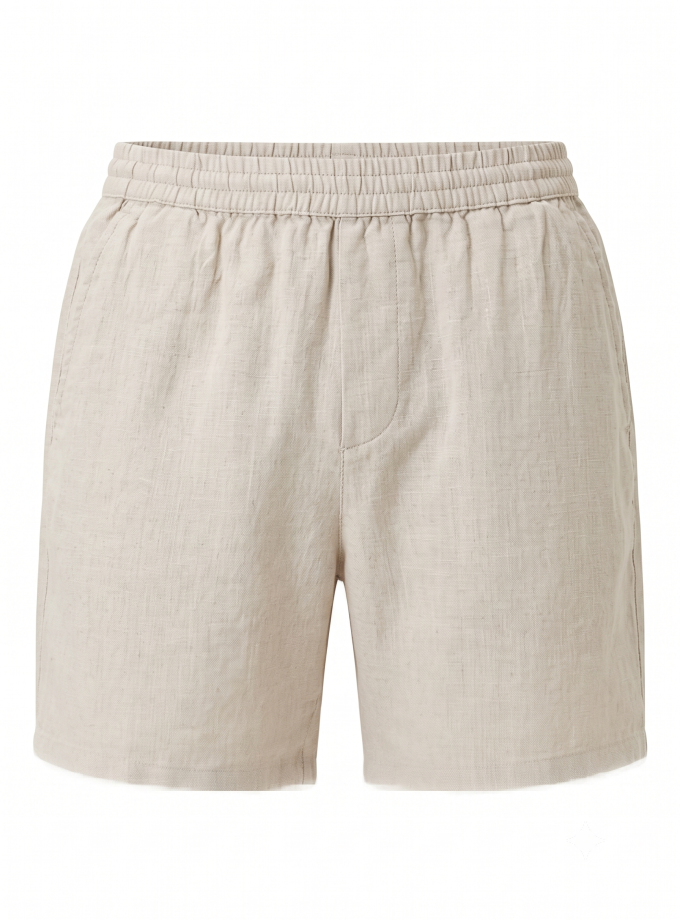 Hawksbill Linen Short - Bej